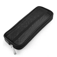 Makeup Brush Travel Case Cosmetic Toiletry Bag Organizer for Men Women Beauty Tools Mesh Kit Pouch Wash Storage Accessories 5