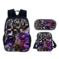 Murder Drones Cartoon Child School Backpack  Shoulder Bags,Pencil Bags for Aged 5-10 Cartoon Backpack Boys and Girls,Best Gift 2
