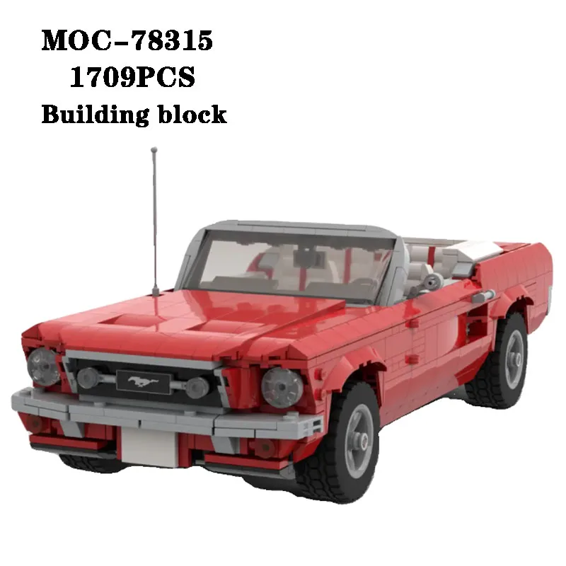 

New MOC-78315 Small Particle Sports Car Splice Building Blocks 1709PCS Adult and Children's Toys puzzle birthday Christmas gift
