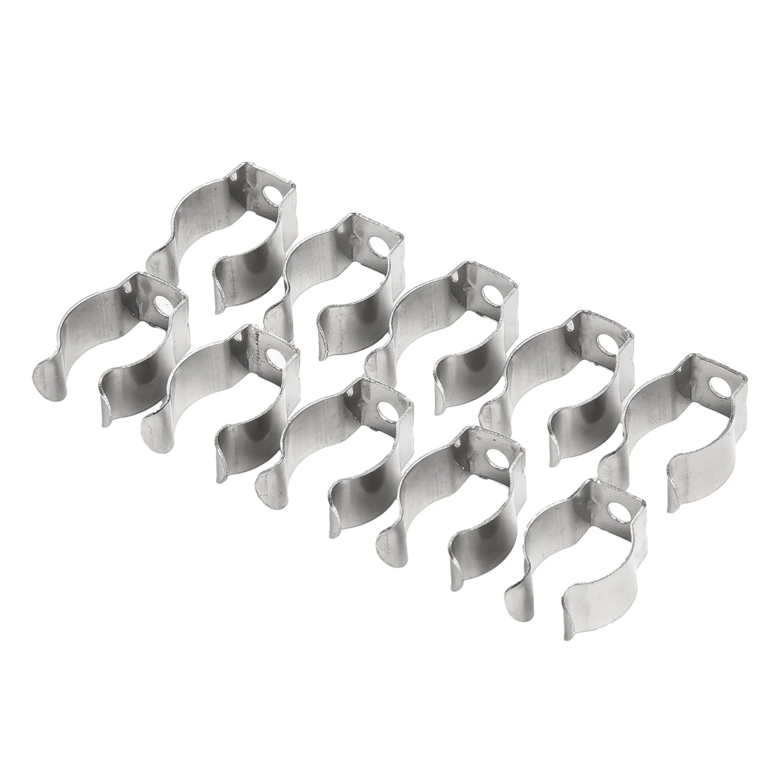 10pcs Spring Terry Clips Stainless Steel Narrow Base Tools 6mm-28mm Heavy Duty Tools Storage Hangers For Garages Sheds Hardwares