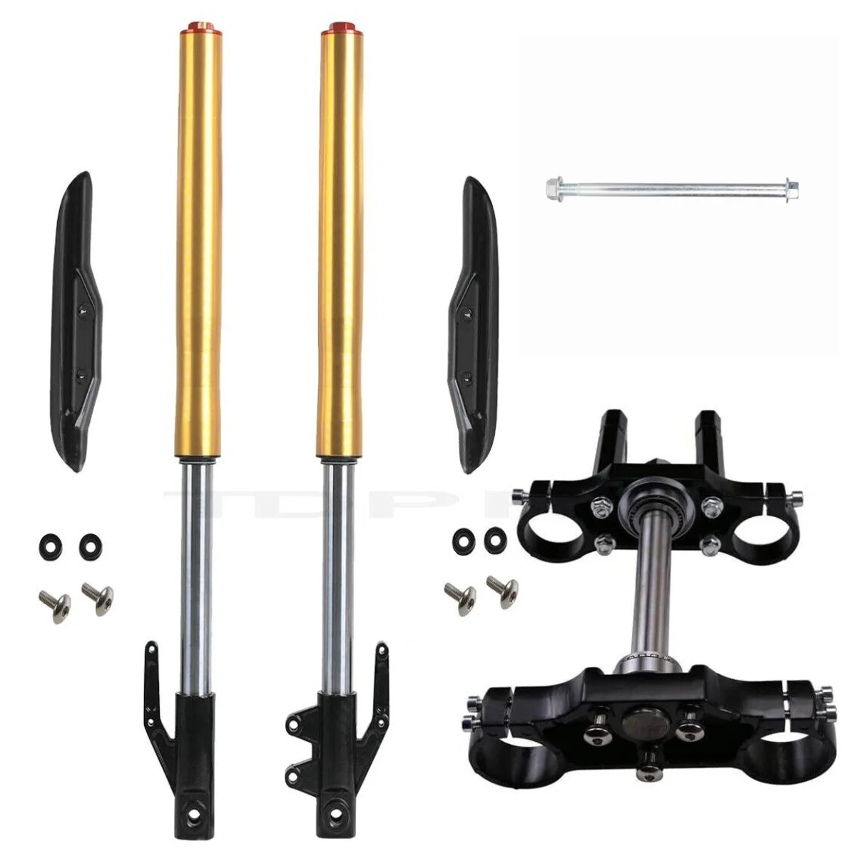 

630mm 25" Motorcycle Front Forks Shock Assembly 110CC 125CC 140CC For Honda CRF50 CRF70 Apollo SSR Pit Dirt Bike