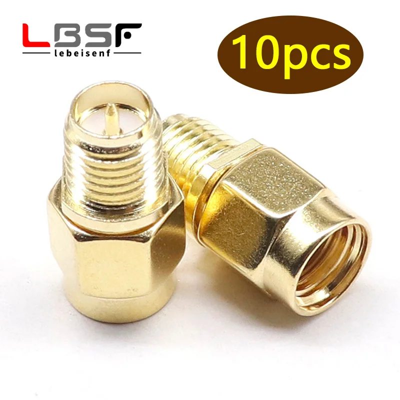 10pcs High frequency coaxial connector SMAJK (50 ohm) antenna adapter