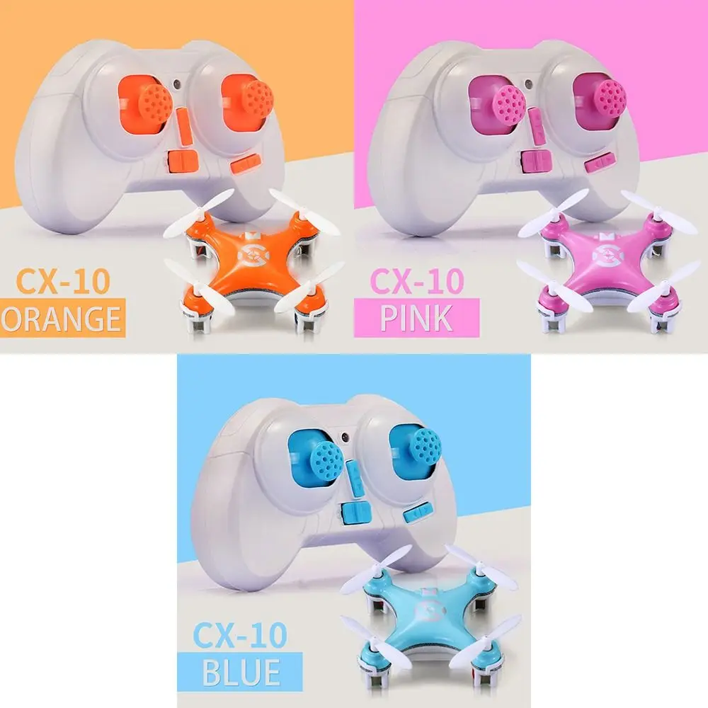 Mini Drone Jouet Enfant - Télécommande USB - Rose/Bleu/Orange