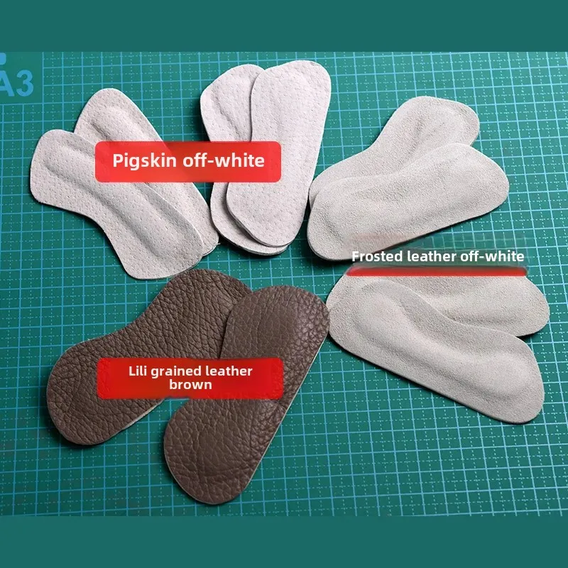 두꺼운  가죽 힐 패드 통기성 땀 흡수성 남성과 여성을 위한 내마모성 미끄럼 방지 편안한 신발 액세서리