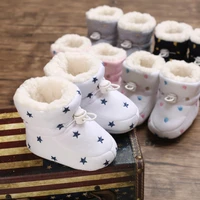 Winter Baby Boots Infant Girls Boys Warm Snow Boots Fashion Cartoon Print First Walkers Newborn Plush Bootas Casual Cotton Shoes 6