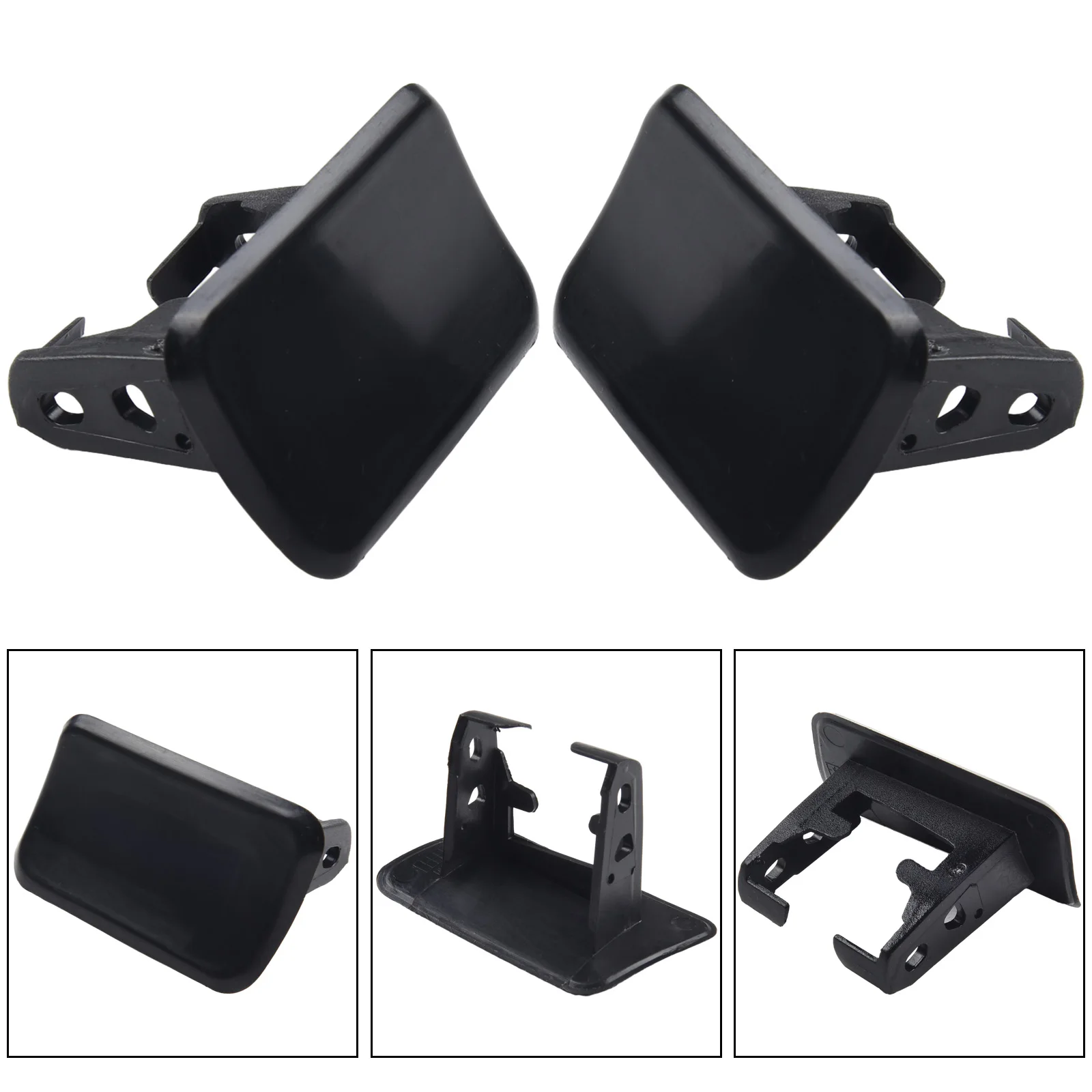 

Easy Installation Bumper Headlight Spray Cover Plastic R-61673416176 1 Pair Cleaning Cover Front L-61673416175