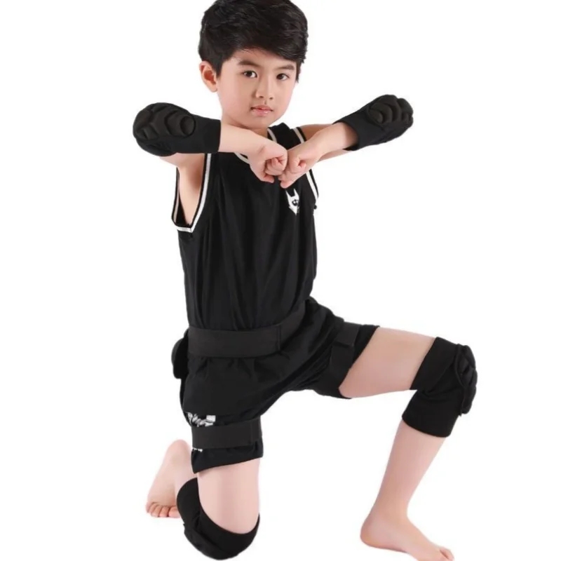 Ski Hip Protector Pants Prevention Butt Ice Scooter Sports Children's Protective Gear Knee Elbow Wrist Pads Cycling Skating 5Pcs