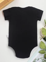 Baby Girls Boys Casual "Come One Daddy You Can Do This" Letter Print Newborn Cute Short Sleeve Onesie Clothes 2