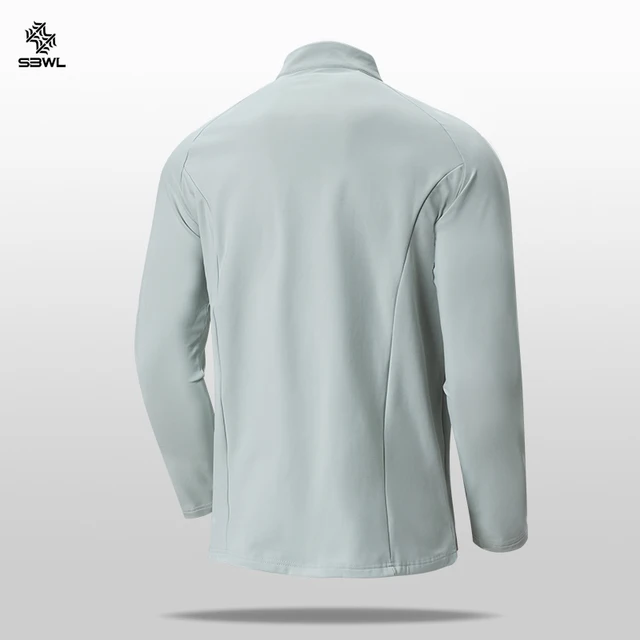 SBWL Autumn/winter new men's outdoor sports with a base shirt running skiing mountaineering fitness sports long sleeve T-shirt 6