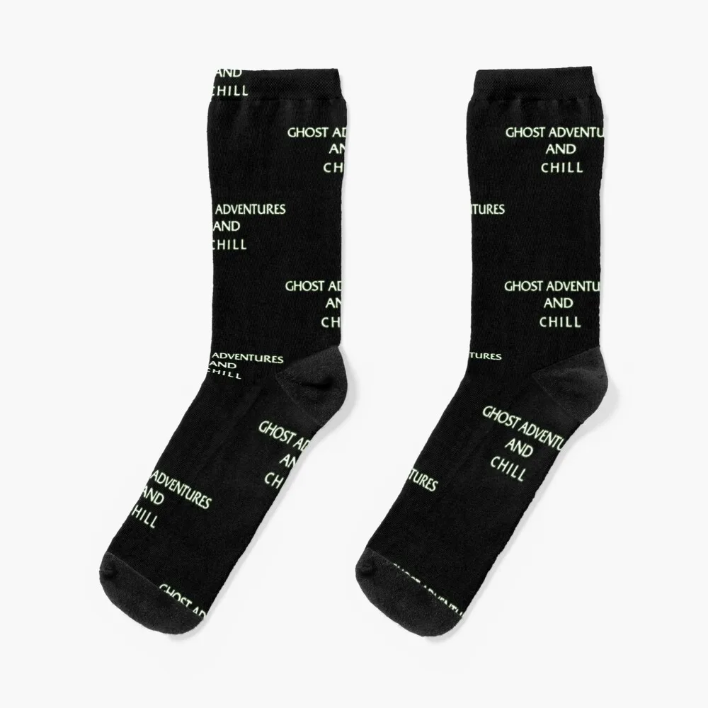 

Ghost Adventures T-ShirtGhost Adventures And Chill Socks funny gifts hiphop Men Socks Luxury Brand Women's