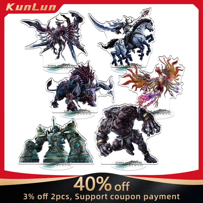 16 см FF ремейк последней фантазии GF акриловая подставка игровая периферийная фигурка Ifrit Александр Кукла Феникс фигурка Настольная Фотография подарок