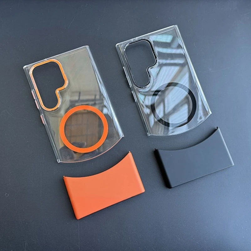 حافظة هاتف رفيعة للغاية 2 في 1 MagSafe لهاتف Galax...