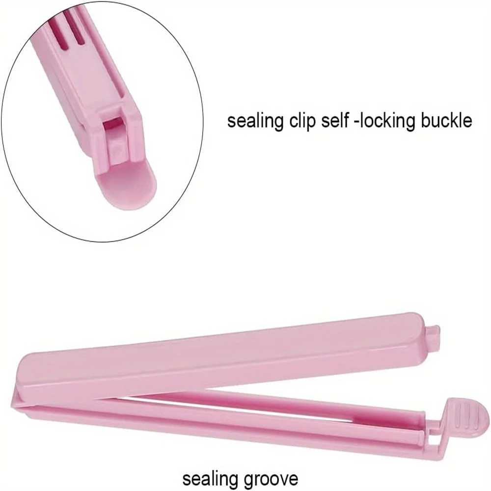 Sealing Clip Bag 30pcs/pack Plastic Bag Sealing Clips Snack Plastic Clip 4.7 Inches& 6 Inches