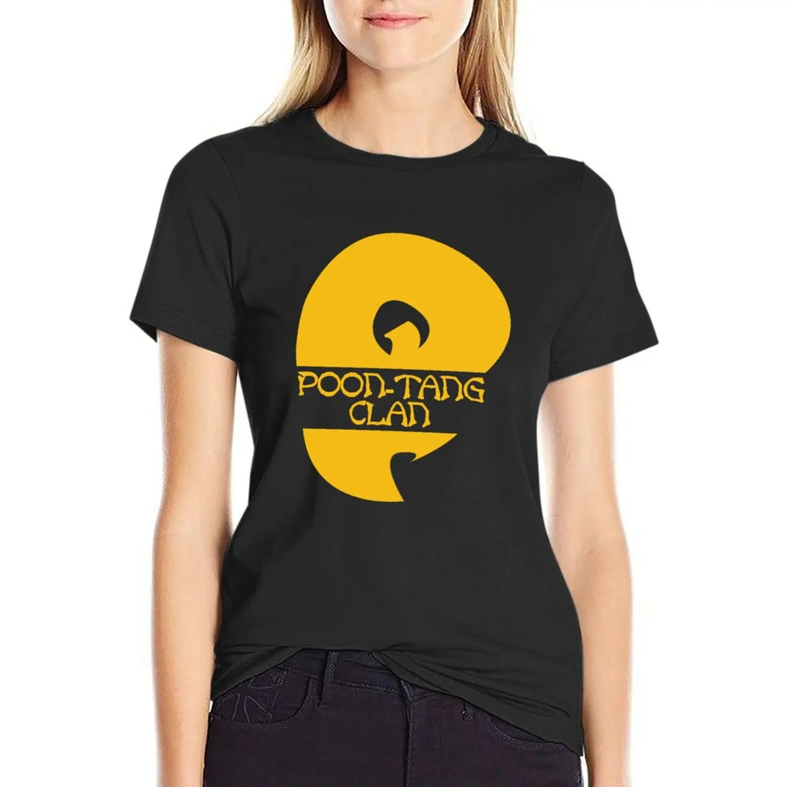 

Poon-Tang Clan T-shirt cute clothes anime clothes plus size tops Women's clothing