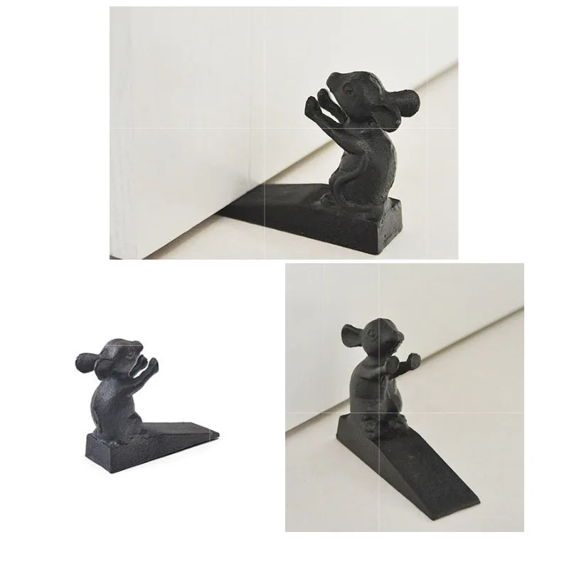 Cast Iron Animal Door Wedge Stopper