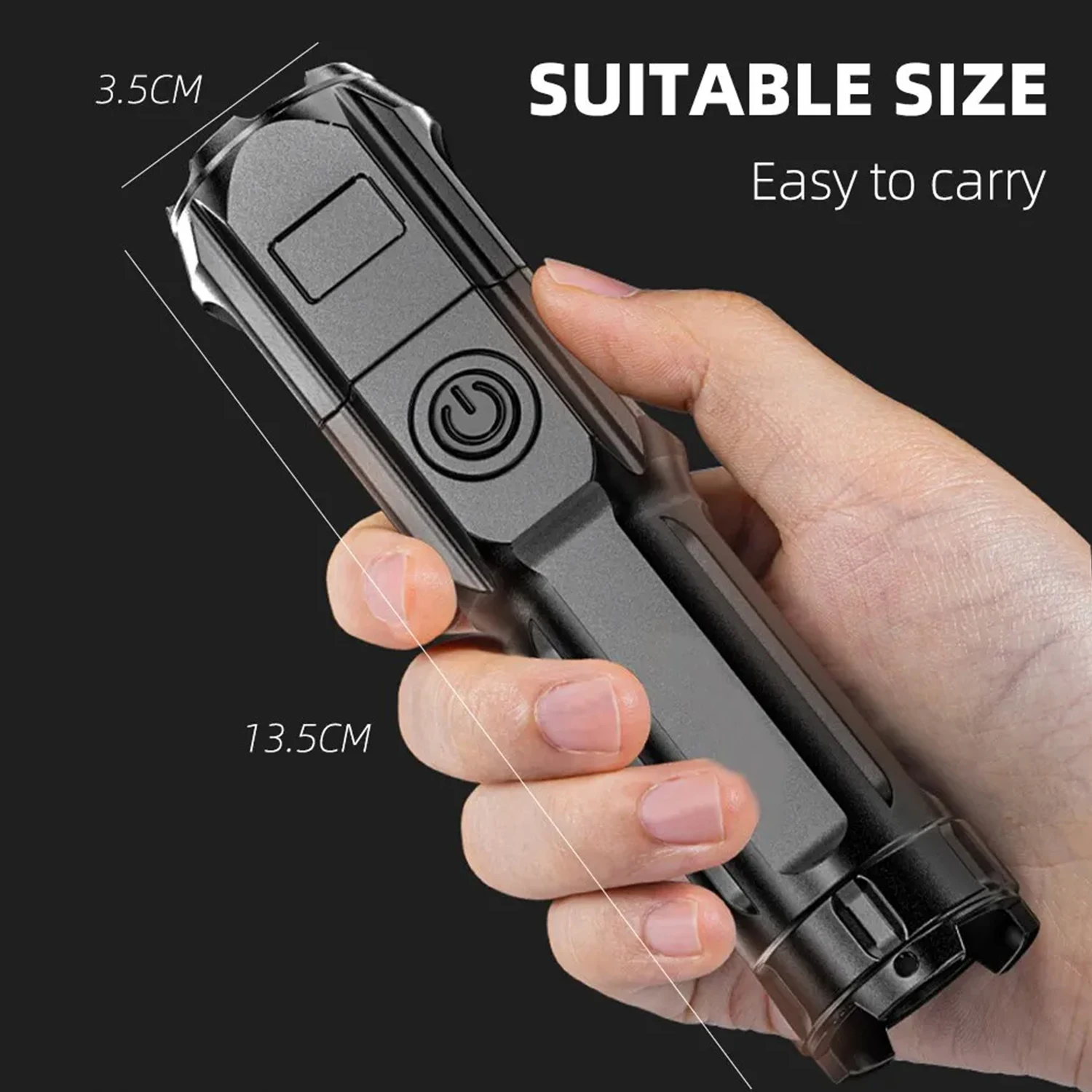 Flash Light Portable Rechargeable Spotlights High Power Rechargeable Led Flashlight Camping Ultra Powerful Flashlight Lamp Work led flashlight led flashlights led torch light