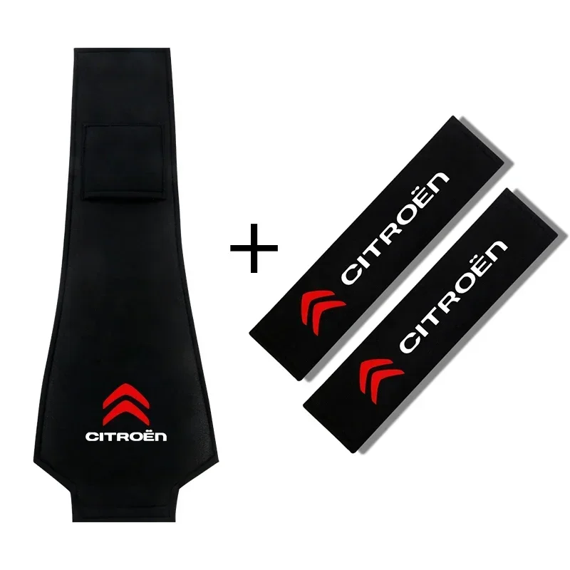 Ultra-Soft Cotton Headrest and Seat Belt Shoulder Covers with Padding