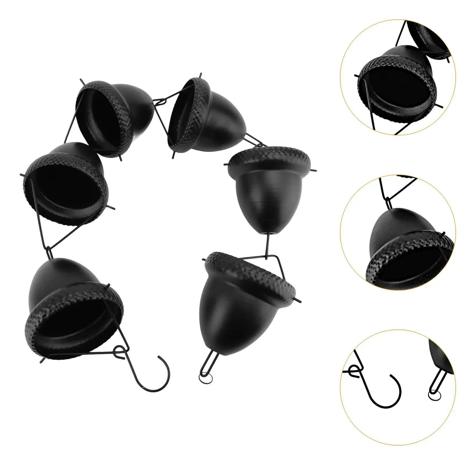 Rain Chain Home Decor Decorative Hanging Water Diverter Metal Gutter Chain for Outdoor House Outside Garden Gutters Downspouts