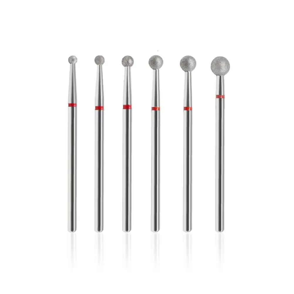 Ball Shape 3/32'' Cuticle Clean Nail Bit For Electric Nail Drill