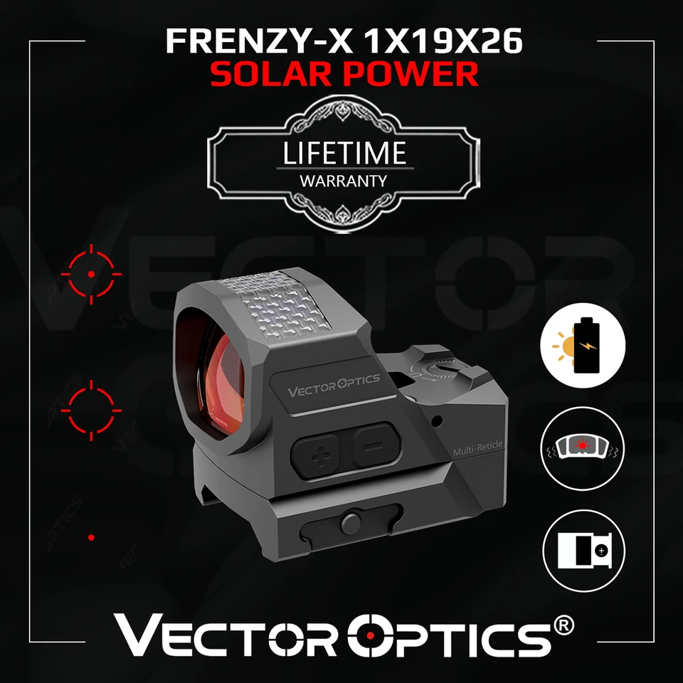 Vector Optics Frenzy-X 1x19x26 Multi-Reticle Red Dot Sight MOJ