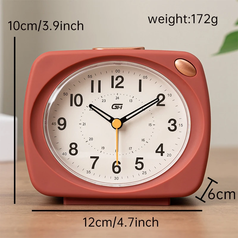 Modern Music Alarm Clock with Snooze and Night Light Functions - Perfect School Season Gift