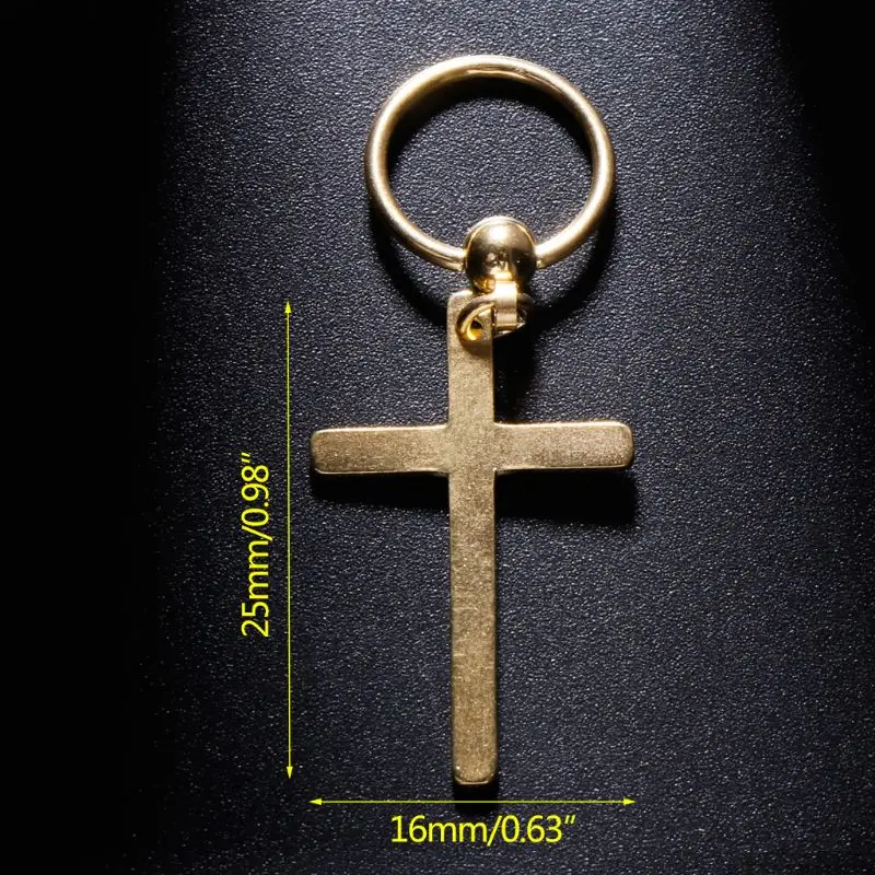Fashion Jewelry Decor Earrings for Cross Pendant Dangle Earring Punk Earrings Anti Allergy Brincos Buckle Gift for Women 3