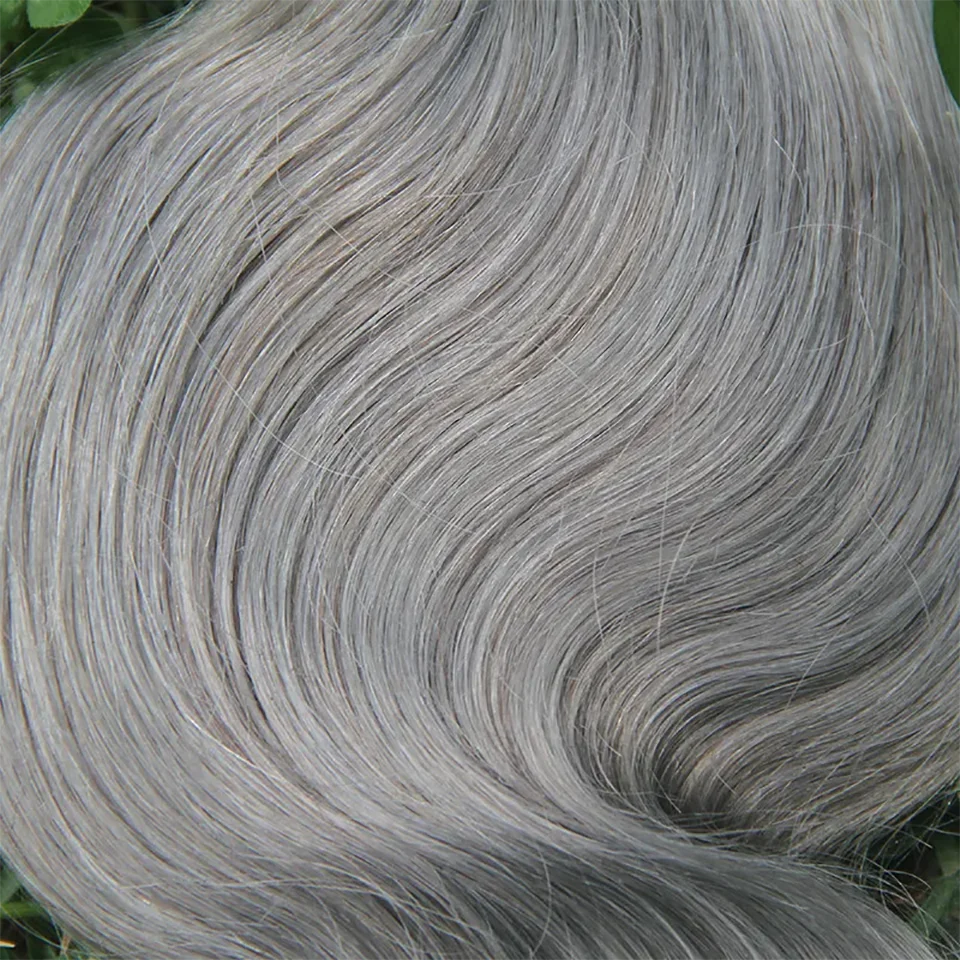 10-30 Inch Body Wave Bundles Human Hair Sliver Grey 100% Unprocessed Brazilian Human Virgin Hair Double Weft For Women 1/3/4 PCS 5