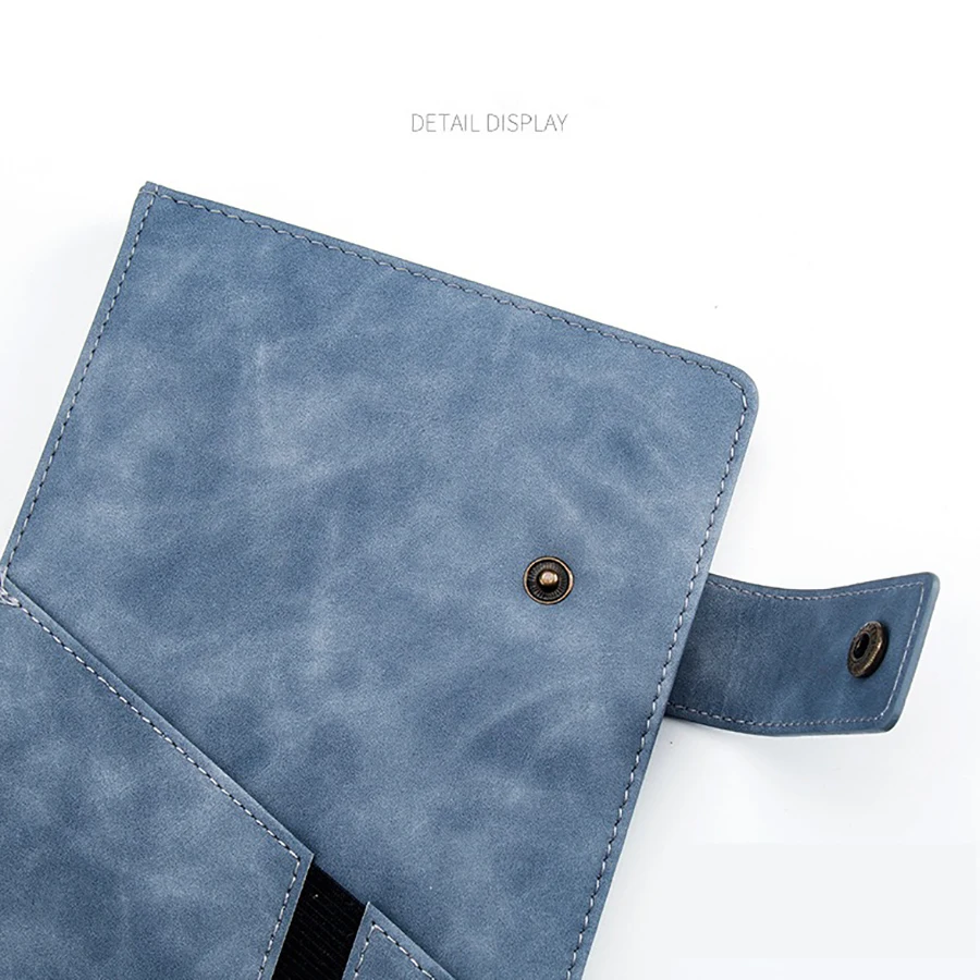 Premium Leather Journal - A5 Size, 200 Pages, with Elastic Pocket for Writing, Note-Taking, and Reflection