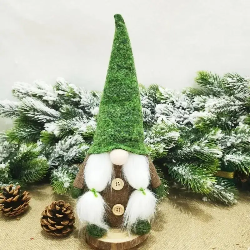 1 Pcs Christmas Faceless Dolls Ornaments Xmas Tree Santa Claus Hanging Pedant Christmas Party Decoration New Year Gift