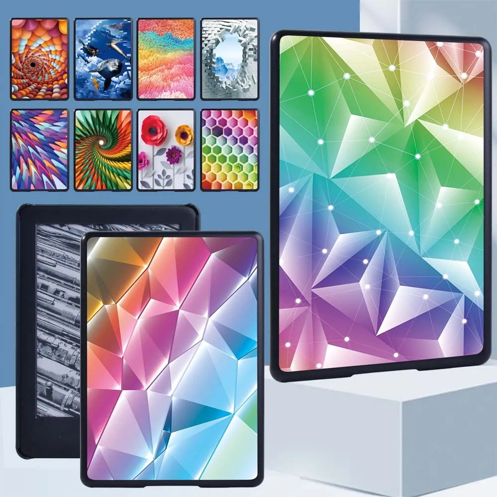 Custodia Per Tablet Per Kindle Paperwhite 4 /Kindle 10Th Gen /Kindle 8Th Gen /Paperwhite 1 2 3 3D Pattern Anti-Caduta Back Shell