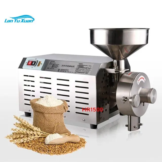 

Automatic milling for maize grinding machine/multi-function grain flour stone mill/wheat/rice flour mill herb cacao grinder