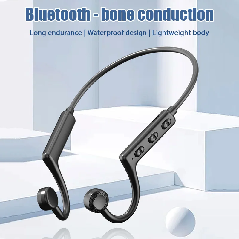 New KS19 Bone Conduction Wireless Bluetooth Headset HIFI sound quality EarMounted NoninEar
