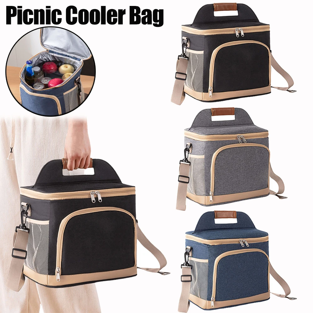 Cooler Bag With Strap Picnic Bag Sac Isotherme Insulated For Beer Big Meal Container Lunch for Picnic Outdoor Activities