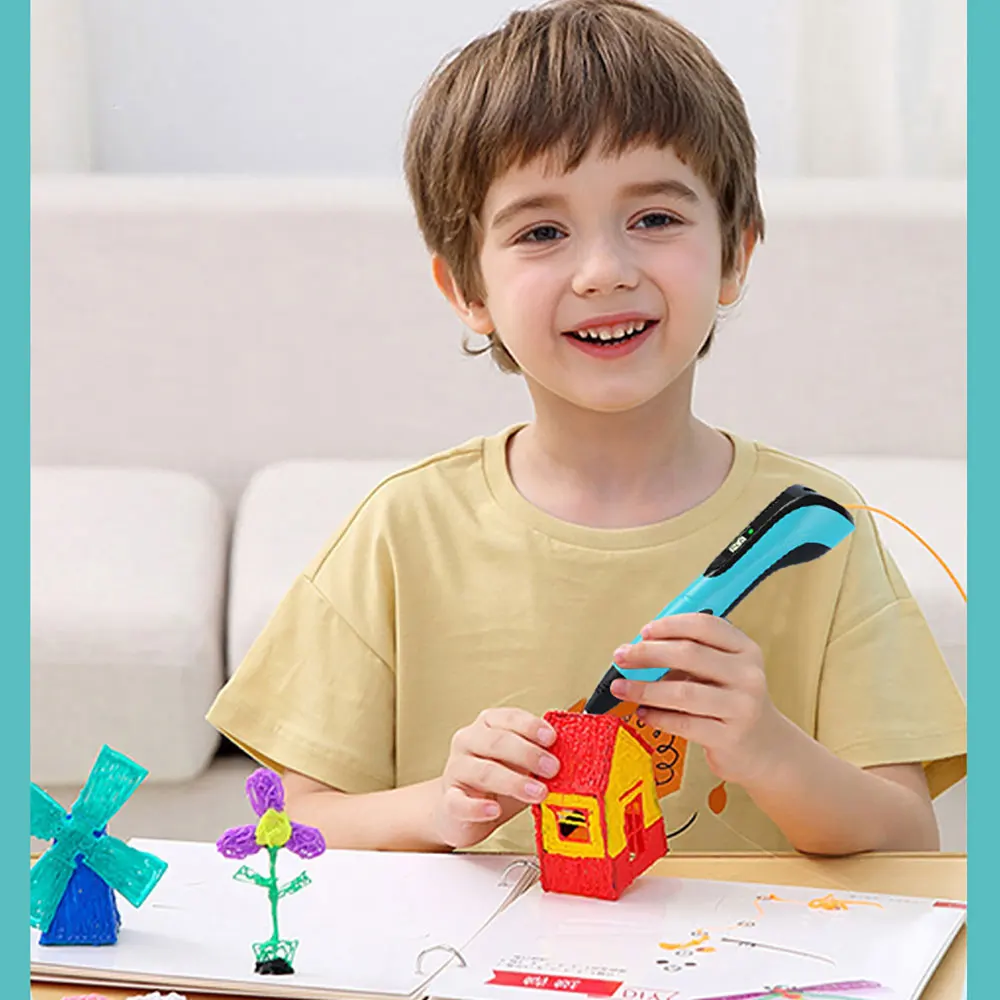 3D Printing Pen 3d Pen Set for Kids Chidren DIY Child's Birthday Christmas Creative Gift with PLA Filament Storage Box 3d printing pen
