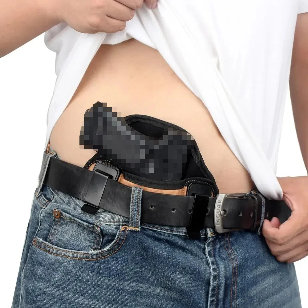 Tactical PU Leather Concealed Carry IWB Gun Holster