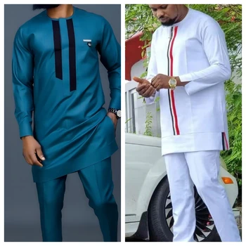 Kabiru Long Sleeve Dashiki Outfit