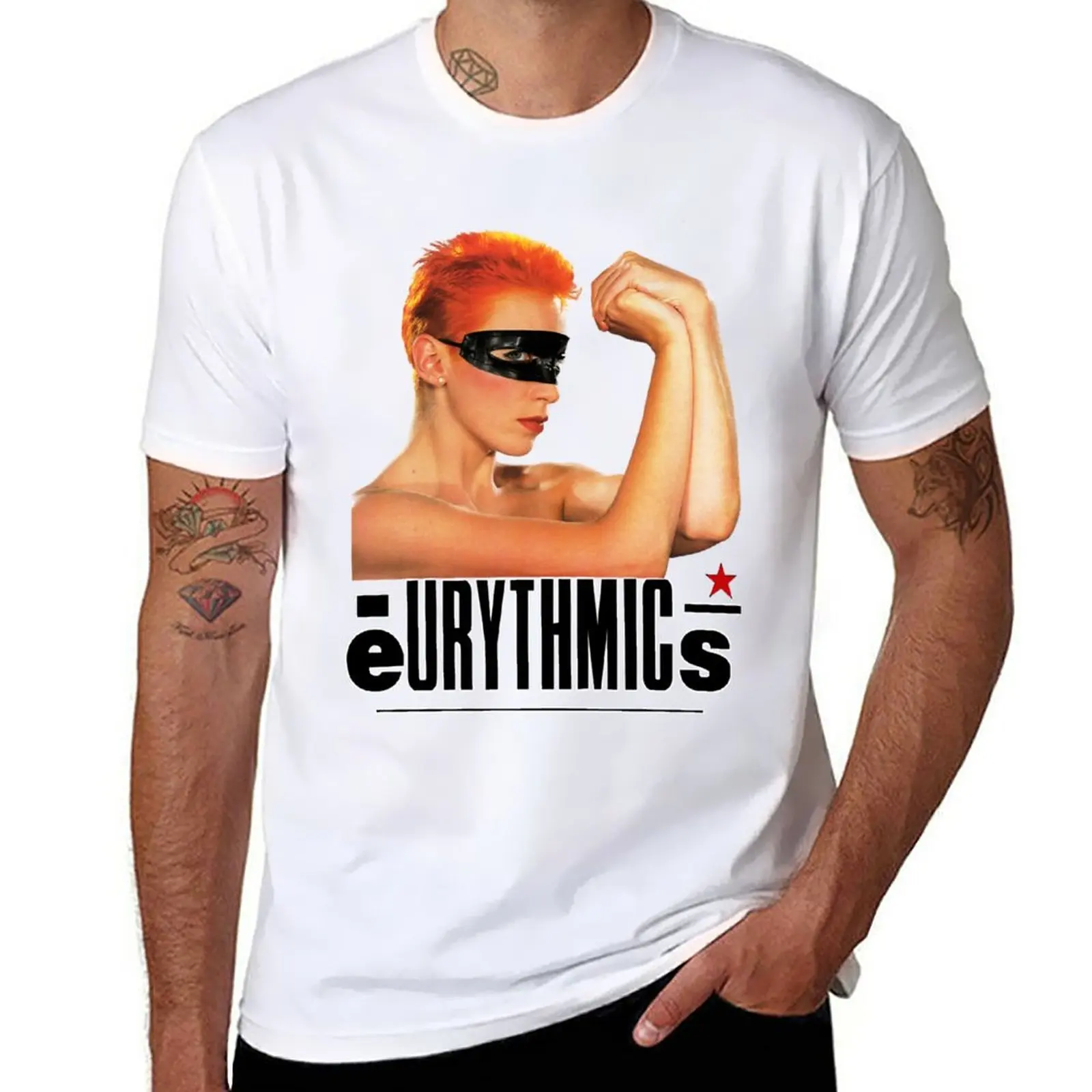 

Eurythmics -Dave StewartFor Fans T-Shirt blanks korean fashion animal prinfor boys fruit of the loom mens t shirts