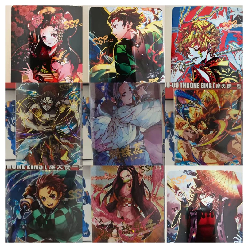 

Demon Slayer SSP full set Butterfly Ninja Kamado Nezuko Kamado Tanjirou Anime figure game collection card Birthday Gift toy
