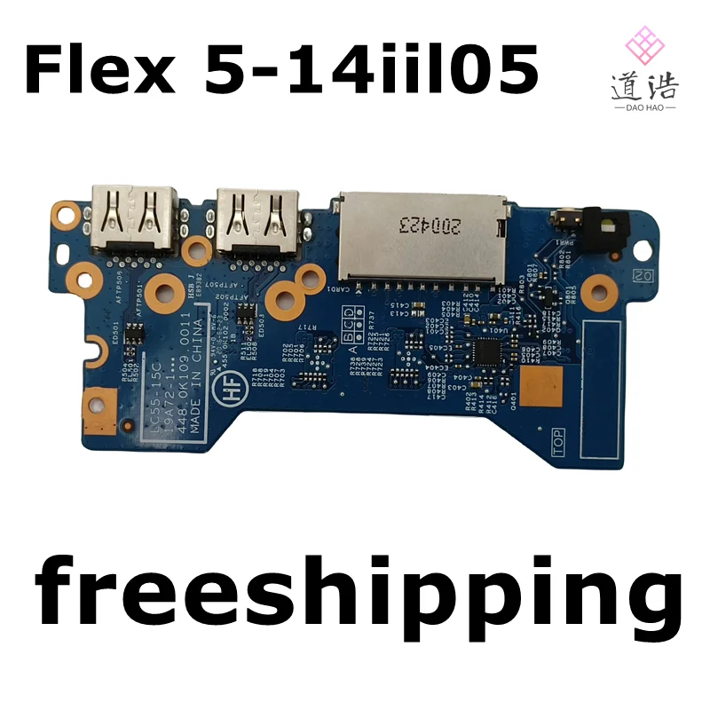 19A72-1 For Lenovo Ideapad Flex 5-14iil05 Power Botton Switch board With Cable LC55-15C 448.0K109.0011 3 19A72-1 For Lenovo Ideapad Flex 5-14iil05 Power Botton Switch board With Cable LC55-15C 448.0K109.0011