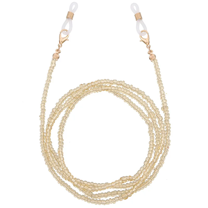 Neue Mode Frauen Lesebrille Kette Perlen Sonnenbrille Lanyard Halskette Hängen am Hals Brillen Halskette Zubehör Geschenk – Detail 11