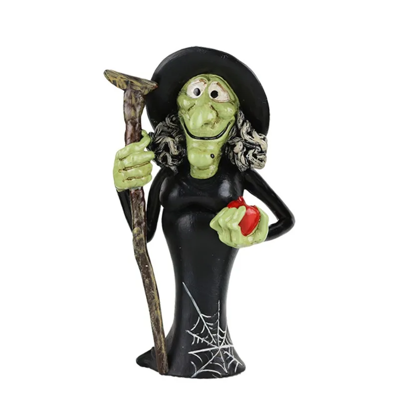 New Halloween Pumpkin Small Ornament Ghost Black Cat Ghost Festival Decoration Holiday Gift Resin Desktop Ornament