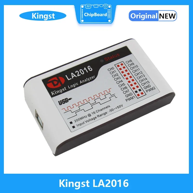 KingstLA2016USBLogicAnalyzer200Mmaxsamplerate16Channels10B