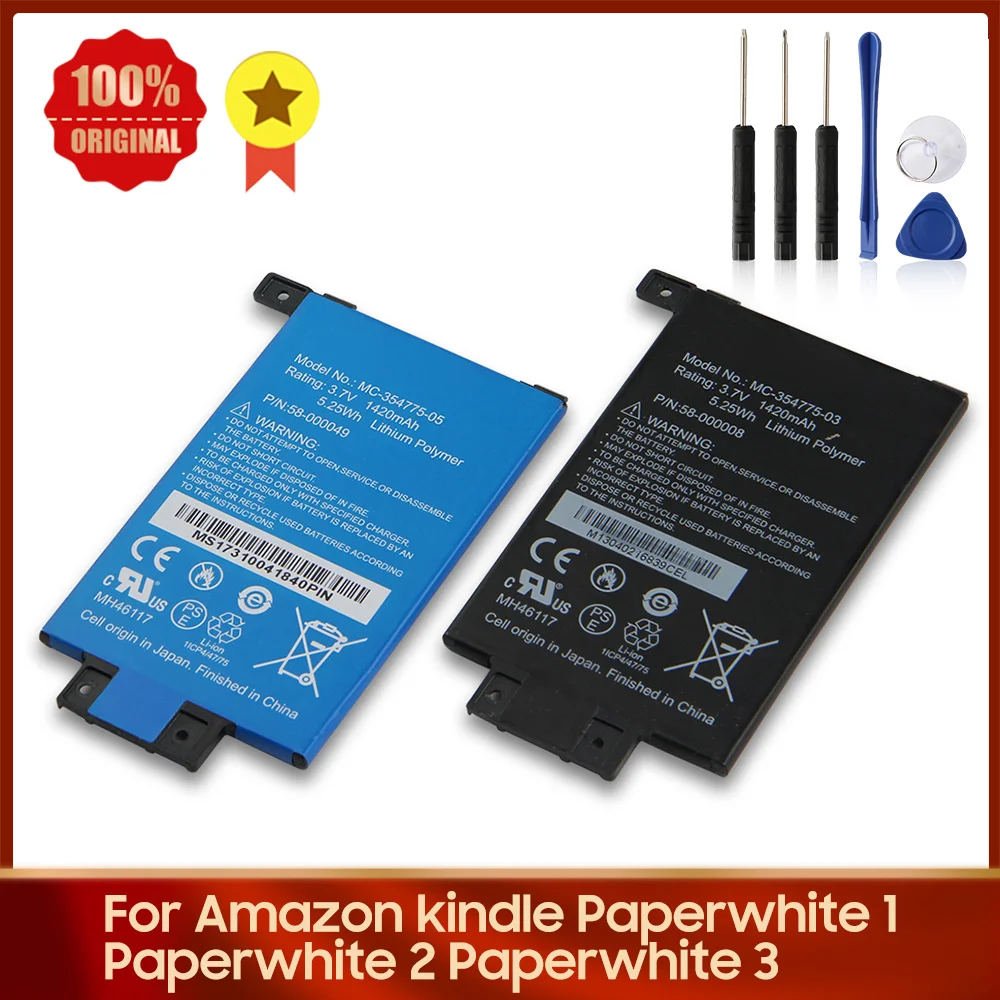 Pack batterie 58-000049 1350mAh et outils pour  Kindle