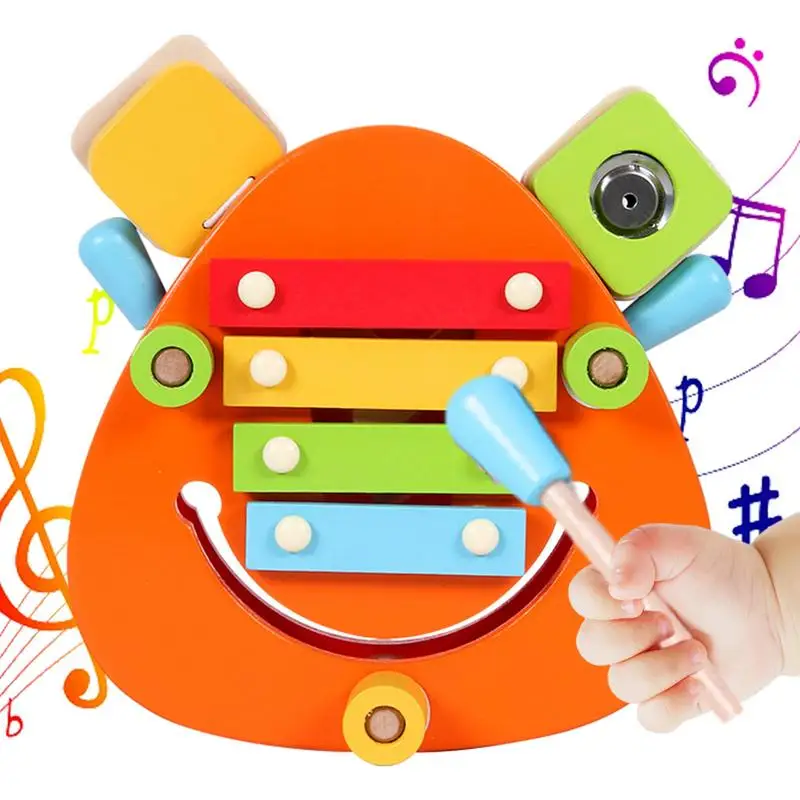 

Набор Музыкальный детский деревянный, ударный музыкальный комплект, развивающий музыкальный инструмент, оборудование для праздников и дней рождения