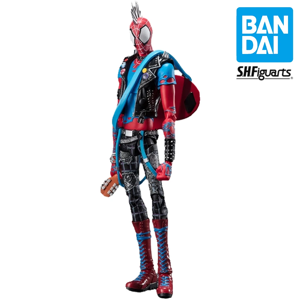 Bandai Spirits S.H. Figuards Spider-Man Attraverso Spider-Verse Part One Spider-Punk Model Toy Anime Figure Gift For Fans Kids