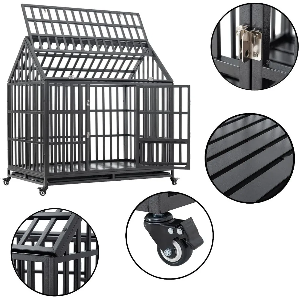 Large Heavy Duty Dog Crate 4