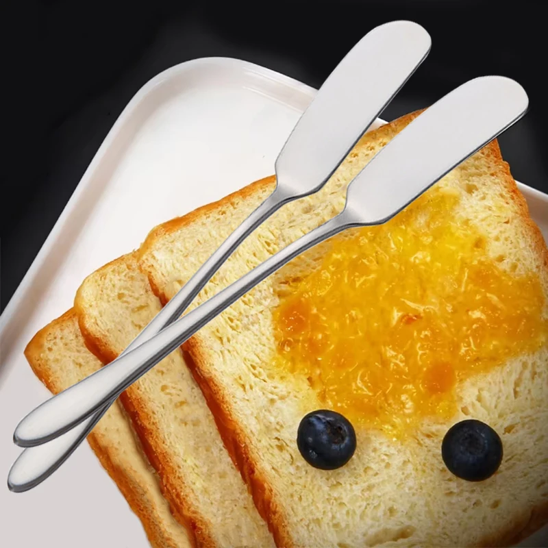 2/4/6pcs Butter knife, stainless steel butter knife, household cheese knife, chocolate knife, cheese butter knife, jam knife