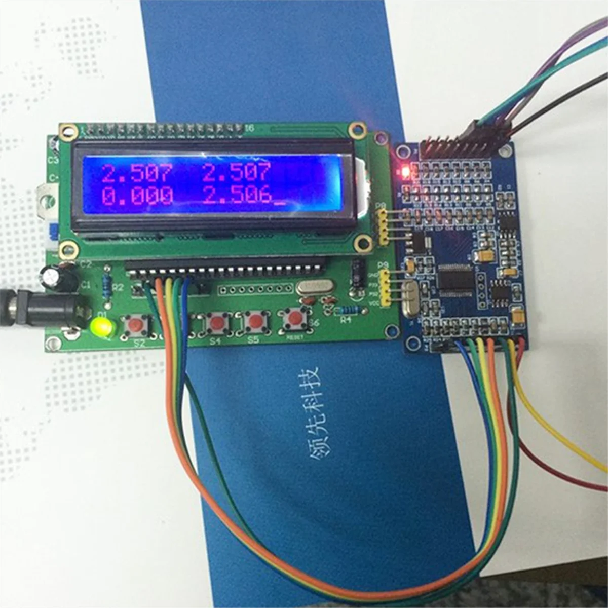 A40I ADS1256 24비트 8채널 Adc Ad 모듈 고정밀 Adc 다기능 획득 데이터 획득 카드 모듈