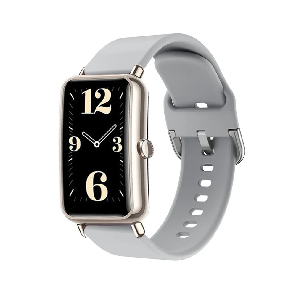 Sport Silicone Bracelet Band, 16mm 18mm, Adjustable Wristband Strap