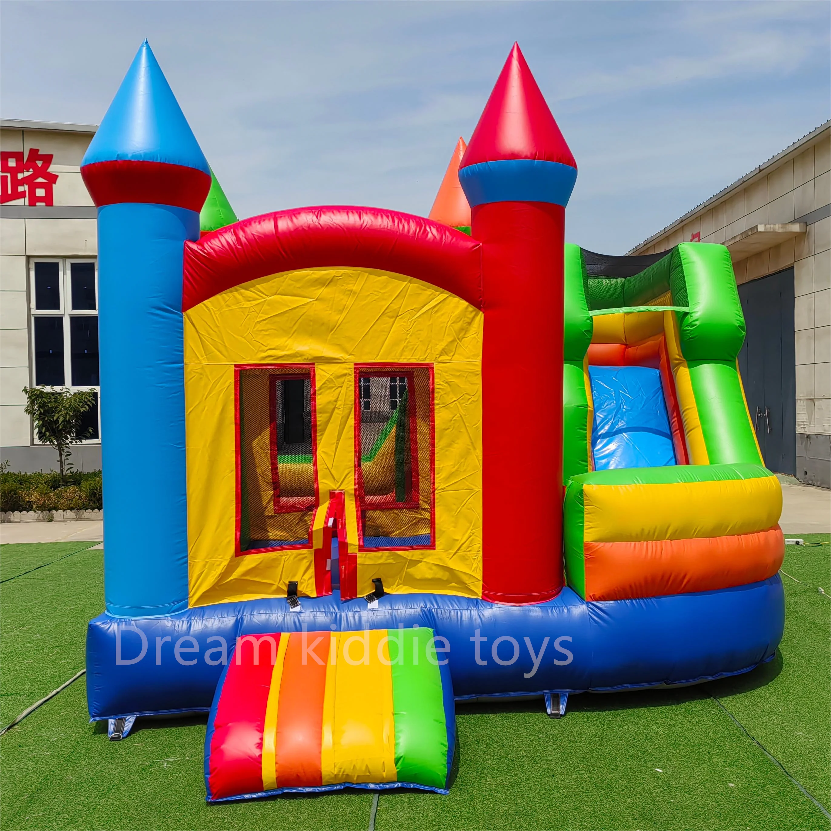 

Высококачественное оборудование для развлечений, надувной замок с горкой, надувной замок для прыжков для детей